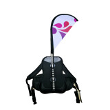 Outdoor Walking backpack Flag and Banner for Advertising