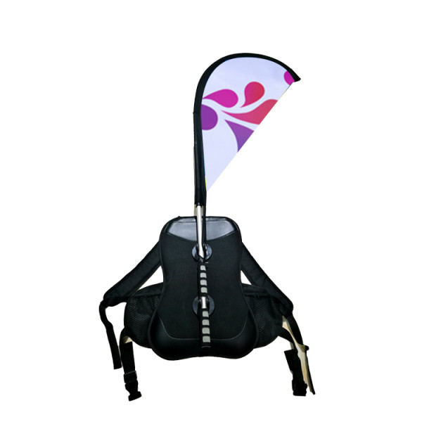 Outdoor Walking backpack Flag and Banner for Advertising