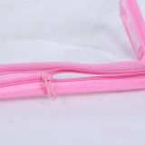 Wholesale fashionable cheap promotional customized logo transparent PVC cosmetic bag