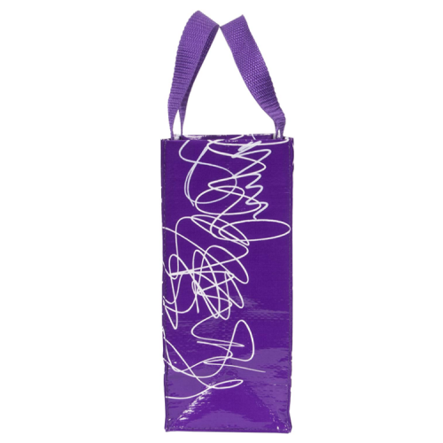 laminated bag promotion eco custom printed small logo waterproof pp woven bag tote shopping reusable bags