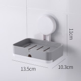 Taizhou high quality soap holder wall adhesive no drill soap holder kitchen bathroom soap holder with drainer