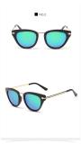 Arrow Sunglasses Women Reflective Sun glasses For Women Metal Frame glasses UV400 Outdoor Eyewear Oculos Gafas De Sol 119901