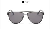 2017 New Arrive Fashion Women Men BLACK Metal Retro Vintage Sunglasses Brand Design Eyewear Shades Oculos De Sol Feminino 120801