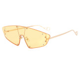 Superhot Eyewear 42800 Fashion 2020 Steampunk One Piece Lens Designer Women Sunglasses