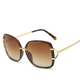 classic big frame sunglasses women metal wheel frame sunglasses fashion simple sun glasses UV400 oculos de sol feminino 104001