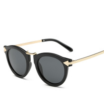 Fashion Women Polarized Sunglasses Vintage Cat Eye Sunglasses Lady Brand Designer Classic Arrow Mirror Glasses 100501