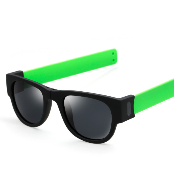 107501 The New Design Sun glasses Wholesale Fashion Shades Applauded Mirror Polariscope Soft Leg Roll Up Sunglasses