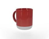 Hot sale 15 oz ceramic coffee mugs Unique geometric smart black and white ceramic coffee mug
