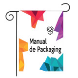 outdoor Customized Single & Double sided Garden flag with Heat transfer printing in full colors