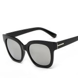 Stylish New Reflective Sunglasses Big Frame European and American Fashion Shades Men and Women Universal Sun Glasses 111901
