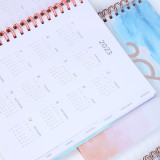 New Products 2022 Unique Watercolor Design Custom Notebook Journal Spiral Hardcover Monthly Planner