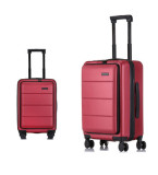 business TSA lock Universal wheel Luggage Hardside suitcase with front pocket