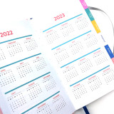 New Products 2022 Unique Hot-Selling Holographic Terrazzo Design Journal Weekly Daily Custom Planner Notebook
