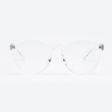 A0170 Superhot Eyewear Transparent Sun glasses Women Shades Fashion Rimless Thick Candy Sunglasses