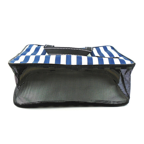 Wholesale Custom Lady  Cosmetic  Pouch PU Leather Handle Women Makeup Bag