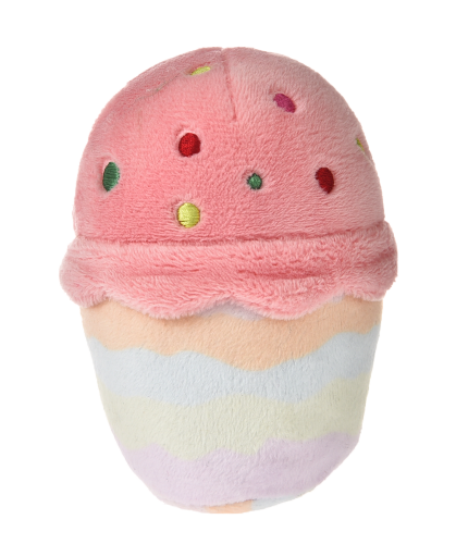 Lovely Mini Cute Small Freshness Puppy Chewers Fabric Stuffed Icecream Dog Toys