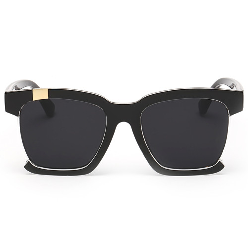 2017 Unisex Sunglasses Fashion UV400 Cool Glasses Retro Brand Personality Big Square Eyeglasses Men and Women Eyewear 125901