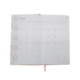New Products 2022 Unique Custom Hot-Selling Rainbow Tie Dyed Hardcover Journal Planner Notebook