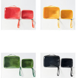 Wholesale Customized Pouch Clear Pvc Gift Makeup Bag jelly   transparent  waterproof cosmetic bag