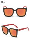 New 2016 Color Film Vintage Square Sunglasses 80701