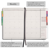 Customized Printing 2022  Hardcover Leather Pu Day Planner