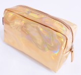 Trending factory OEM custom logo Premium makeup  waterproof PU material  travel makeup  women's cosmetic bag