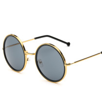 Metal frame High Quality round Sunglasses for Women Brand Designer Mirror Sun Glasses Fashion Oculos De Sol Classic cool 103401