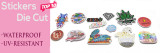 High Quality Low Price Transparent Logo Stickers Customized Die Cut Sticker Labels