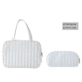 Ready or Custom Personalized Travel Clear Pvc Zip Lock Organizer  Clear Plastic Toilet Makeup Wash Cosmetic Bag