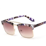 Square Mens Sunglasses Brand Designer Sun Glasses Women Half Frame Round Driving Mirror Outdoor Sport For Men Eyewear 117501