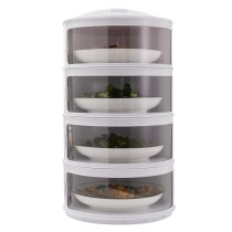 Stackable food cover 4 layer Clear popular food cover stretch mesh tent amazon new multilayer insulation food cover warmer