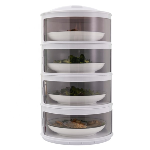 Stackable food cover 4 layer Clear popular food cover stretch mesh tent amazon new multilayer insulation food cover warmer