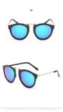 Cool Fashion Metal Frame Sunglasses Women Brand Designer Vintage Sun Glasses Men Round Mirror Glasses Oculos De Sol 119401