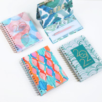 New Products 2022 Unique Custom Water Clolr Design Internal Pvc Pocket Planner Notebook Journal
