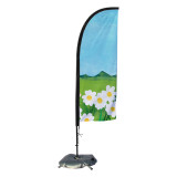 best price garden flying custom novelty printing stands pole flag banner