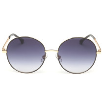 Vintage Fashion Round Sunglasses For Big Face Women Circle Metal Reflective Mirror Sun Glasses For Ladies Oculos Feminino 120201