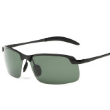 102101 Superhot Vintage Rimless Anti Glare Fashion Polarized Lens Sunglasses Outdoor Men Sunglasses 3043 metal classic