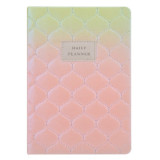 New Products 2022 Unique Quilted Ombre Fabric Hardcover Journal Custom Weekly Daily Planner Notebook