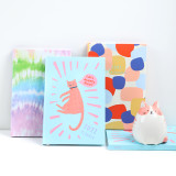 New Products 2022 Unique Custom Hot-Selling Rainbow Tie Dyed Hardcover Journal Planner Notebook