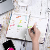 2022 Custom Logo A5 PU Genuine Leather Daily Business Planner Notebook