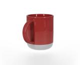 Hot sale 15 oz ceramic coffee mugs Unique geometric smart black and white ceramic coffee mug