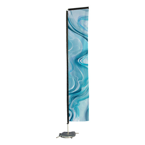 best price teardrop pole advertising novelty outdoor telescopic flag banner