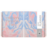 New Products 2022 Unique Watercolor Design Custom Notebook Journal Spiral Hardcover Monthly Planner