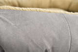 Large Soft Short Plush Faux Suede Fabric Pet Sofa Warm Detachable Round Dog Bed