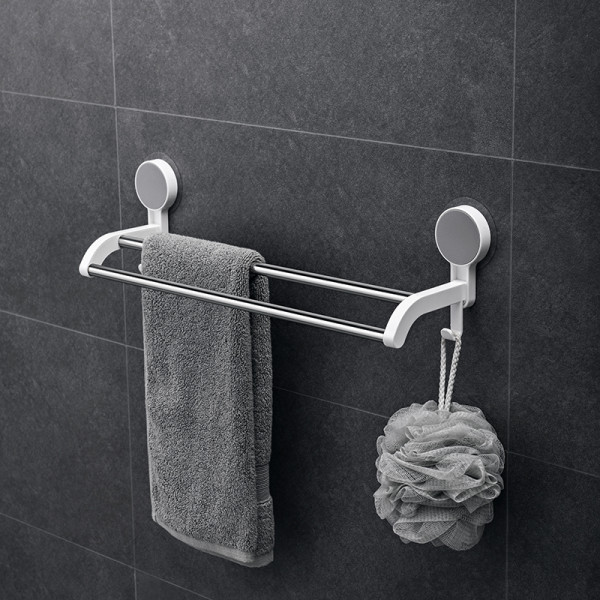 No Harm To Wall Adhesive Good Quality ABS Plastic Bathroom Towel Racks