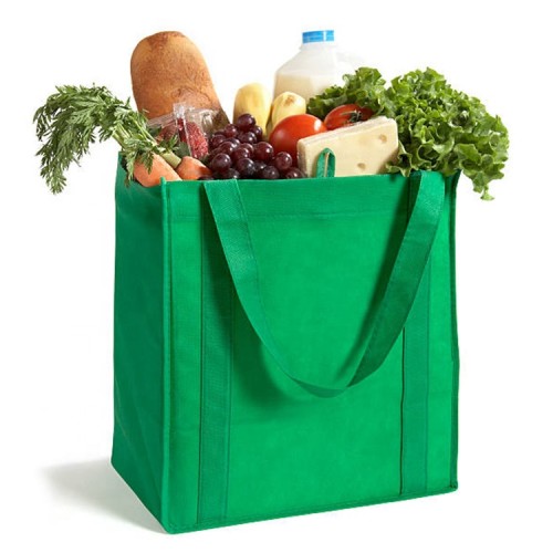 High weight capacity customized eco friendly grocery shopping bag