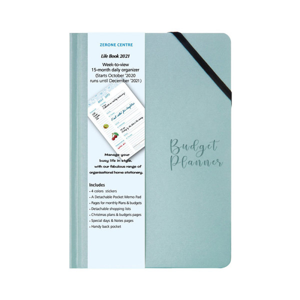 Daily Weekly Pu Leather Budget Planner with Pocket Notes