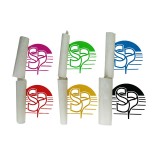 OEM outdoor self adhesive UV resistant waterproof white PVC printed logo car decal
