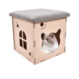 Portable Paper Lightweight Pet Toy Foldable Cozy Cat Scratching House