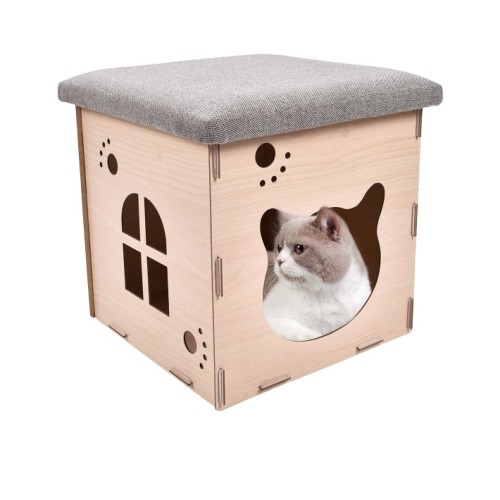 Portable Paper Lightweight Pet Toy Foldable Cozy Cat Scratching House